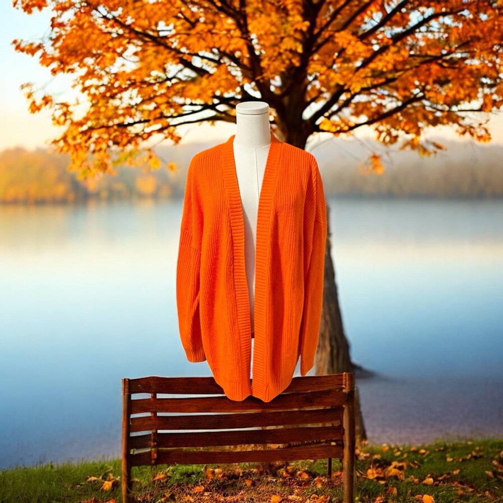 H&M Divided‎ Open Front Cardigan SZ LG